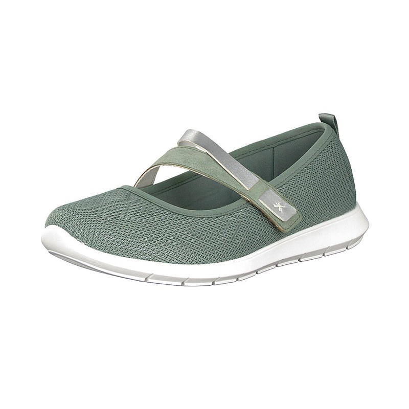 Slip On Damske - Rieker R7104-52 Zelene Topánky